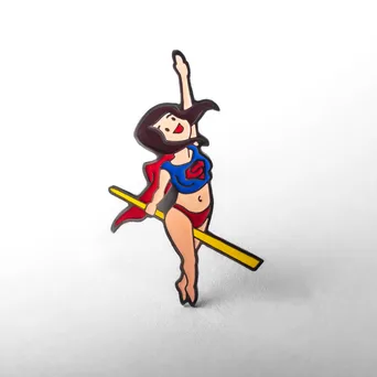 Superwoman значок Backstage pro