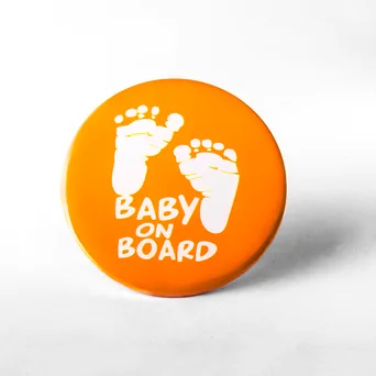 Baby on board значок Backstage pro